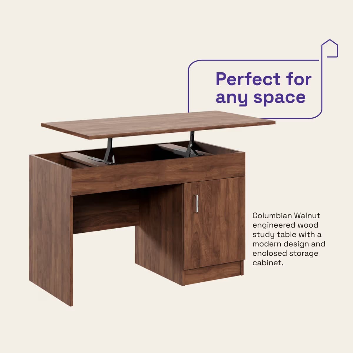 Parallax Study Table 6 Years Warranty
