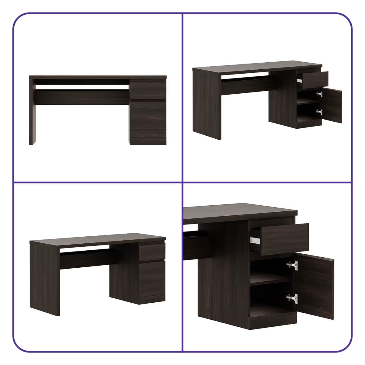 Camus Study Table- Wyoming Maple 6 Years Warranty