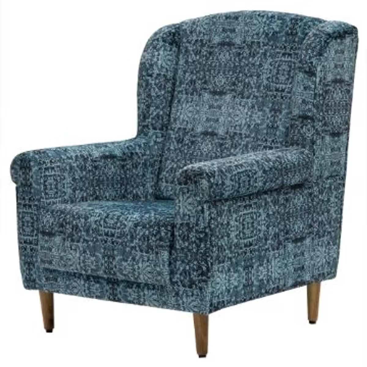 Tropical Wing Chair - Printed Fabric Clarise