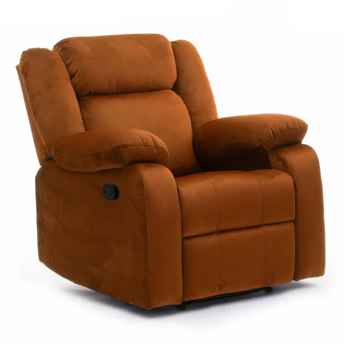 Swayback Recliner - 1 Seater - Velvet Amber