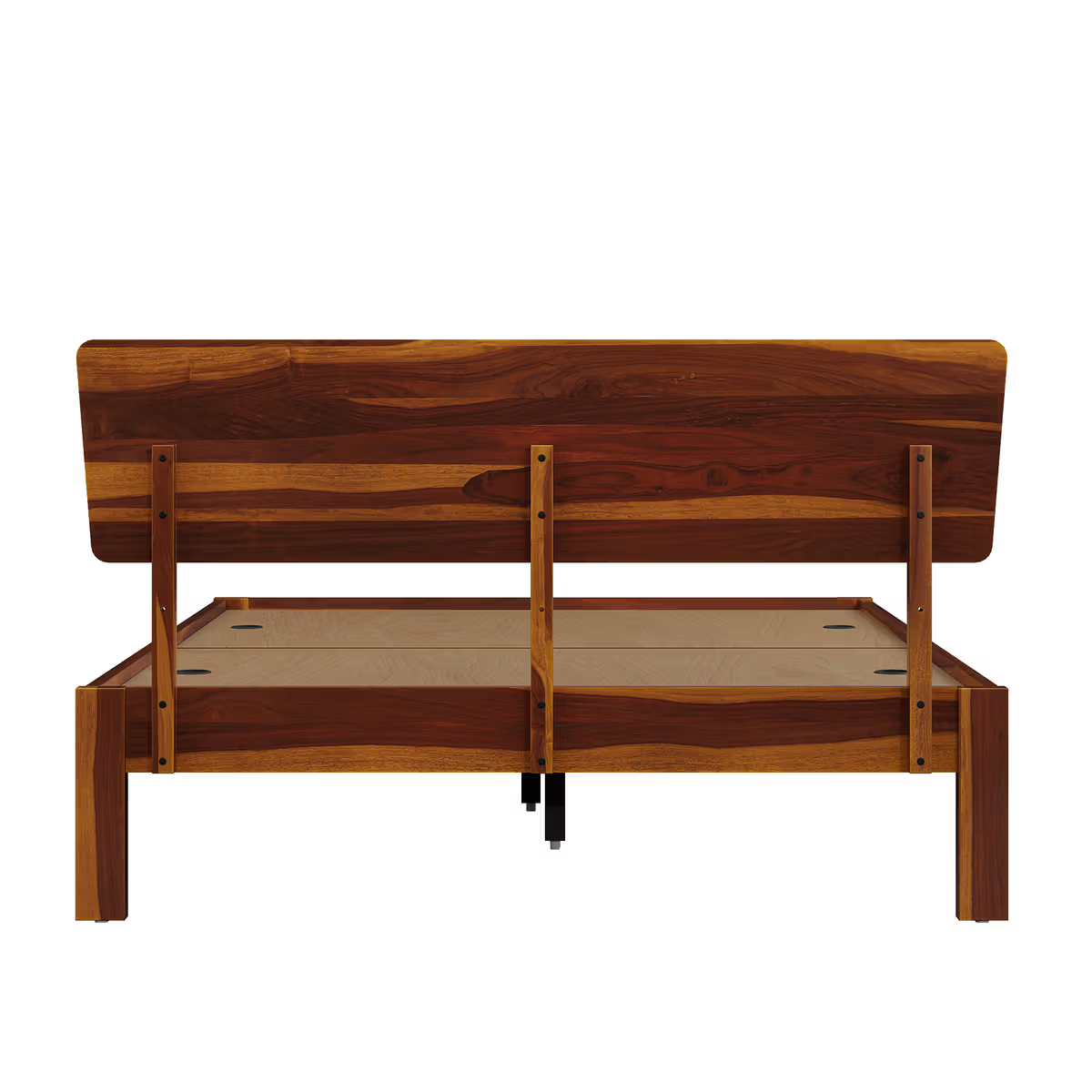 Non Storage Sheesham Wood Bed