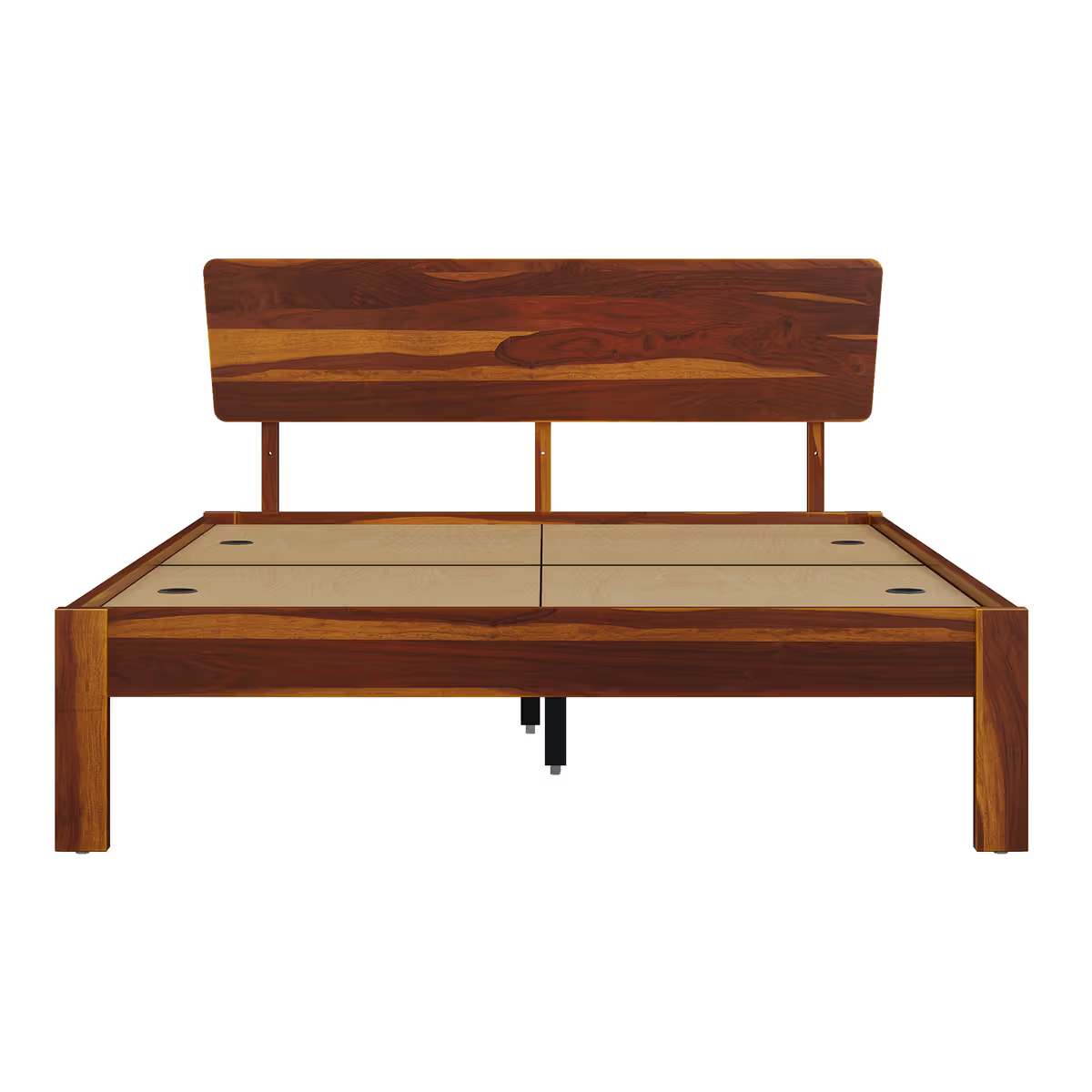 Non Storage Sheesham Wood Bed