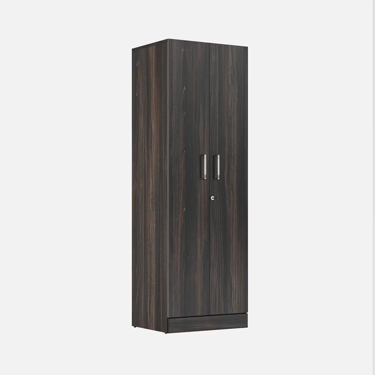Twill 2 Door Compact Wardrobe Wall Anchored