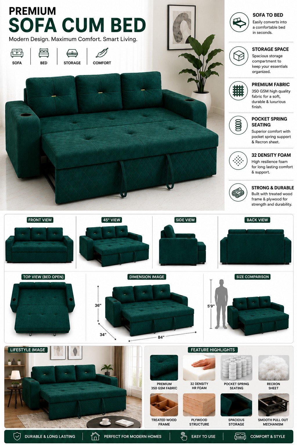 Sofa Cum Bed