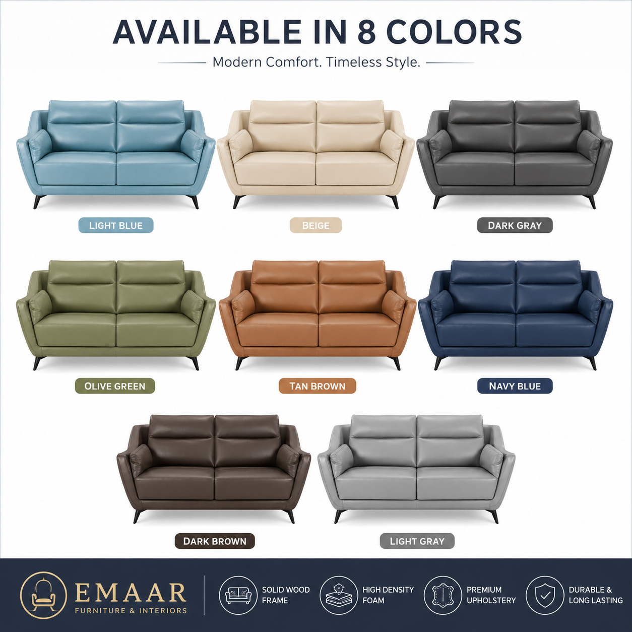 Boat 2seater leatherette