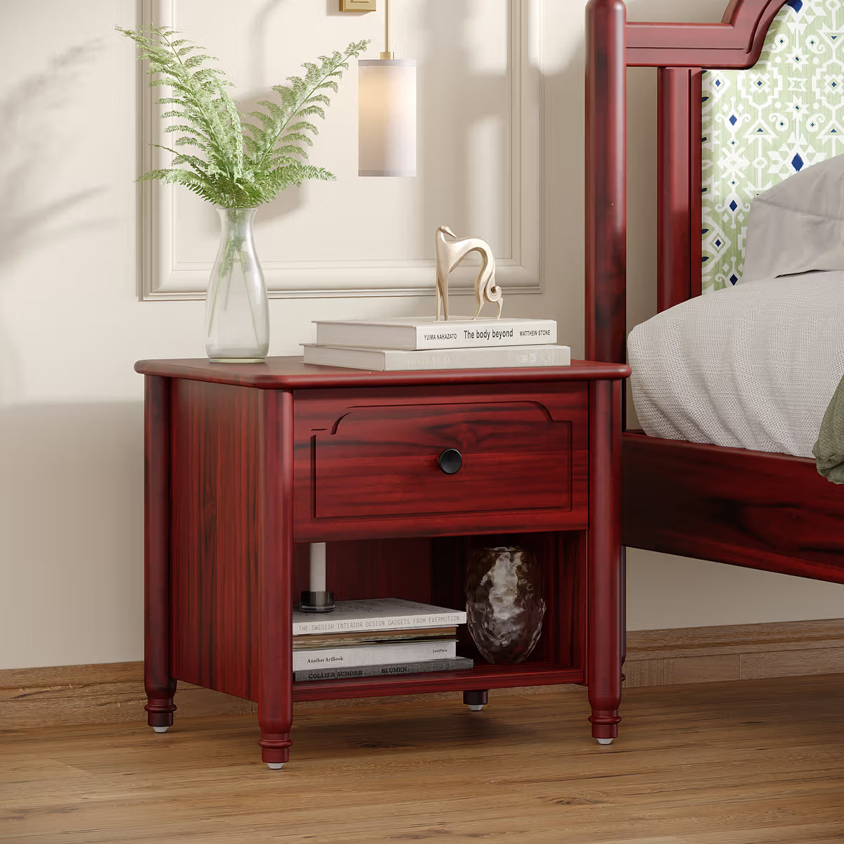Teak wood Bedside Table Ambrosia Teak