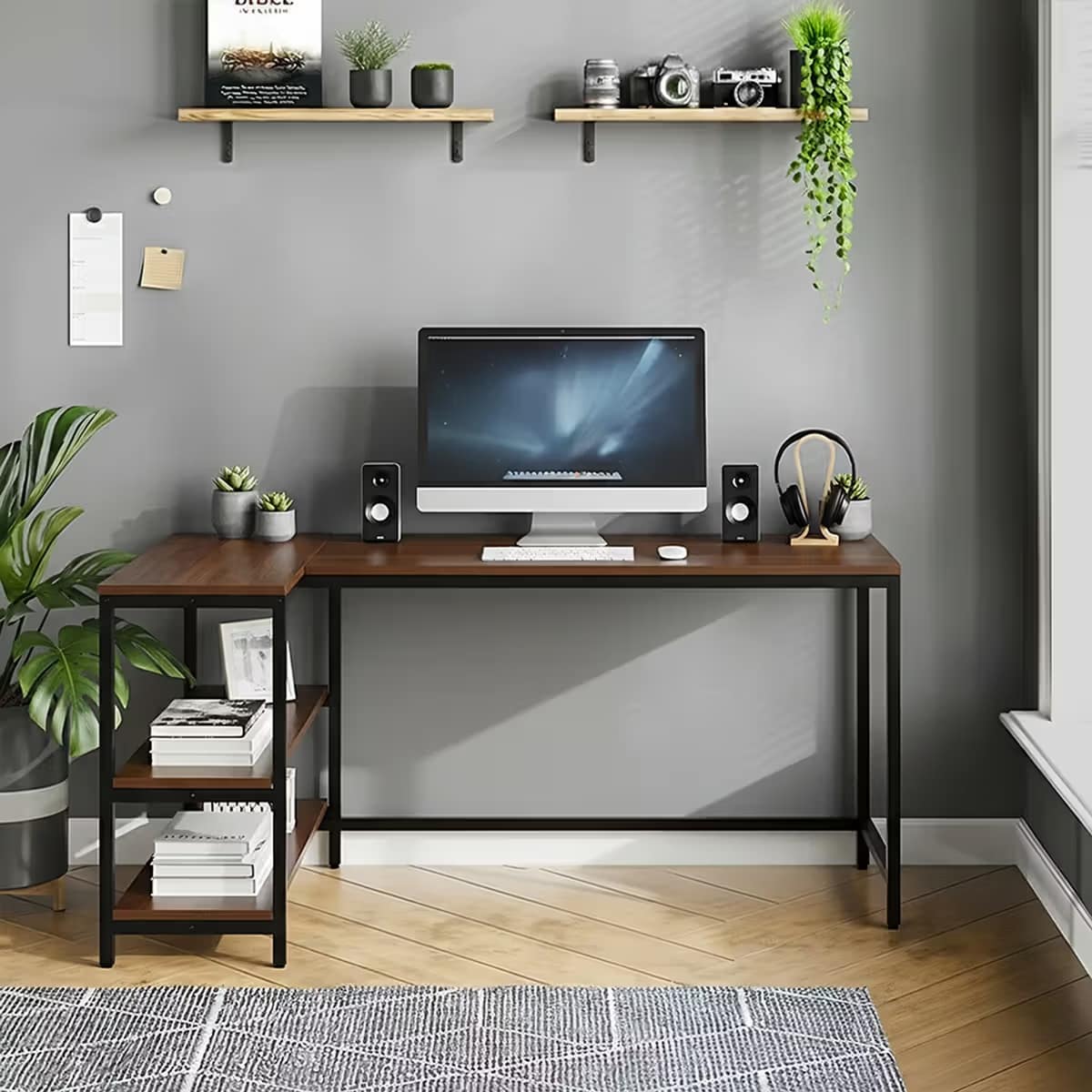 Study Table Studra Columbian Walnut 6 Years Warranty