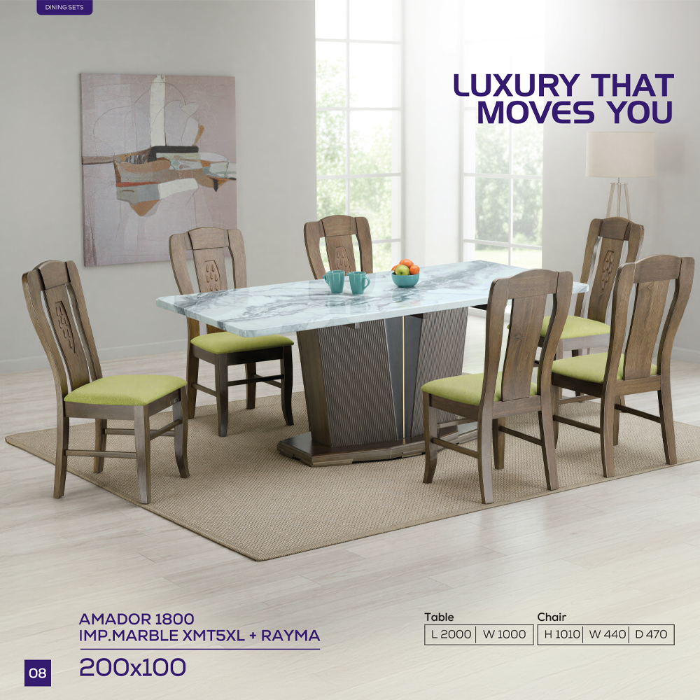 Amador Table  Imported Marble