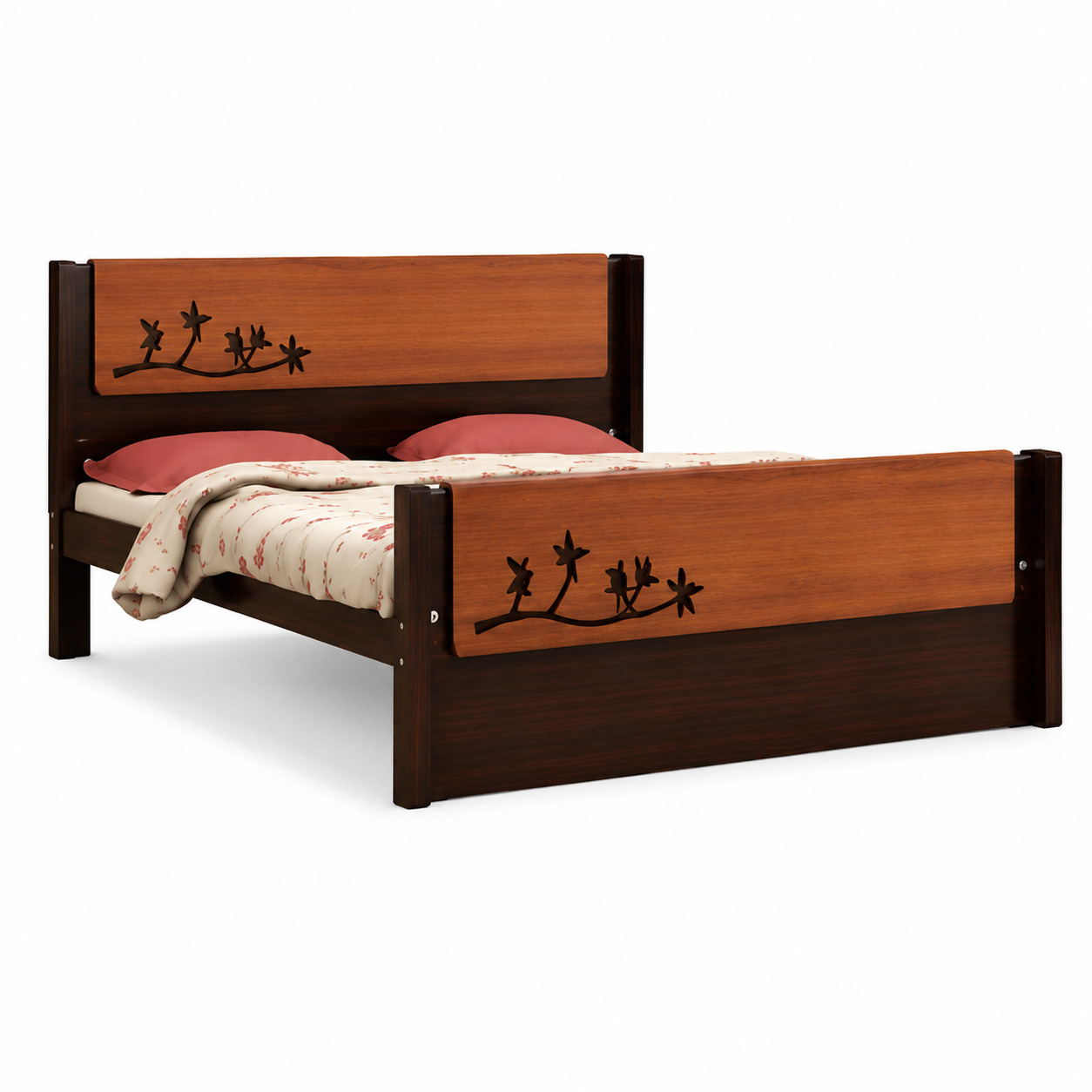 Butterfly Queen Non Storage magagani wood - matt walnut finish
