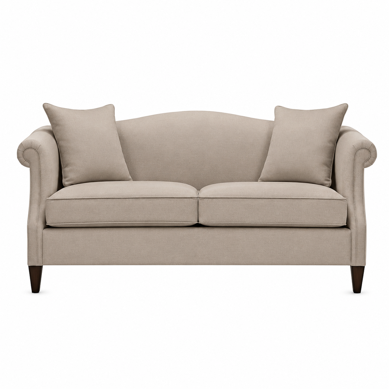 Camel back 3seater sofa